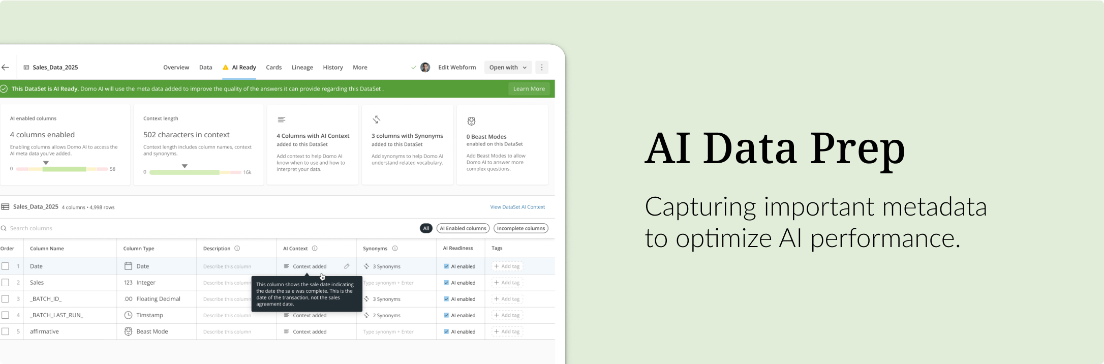 AI Readiness and data prep